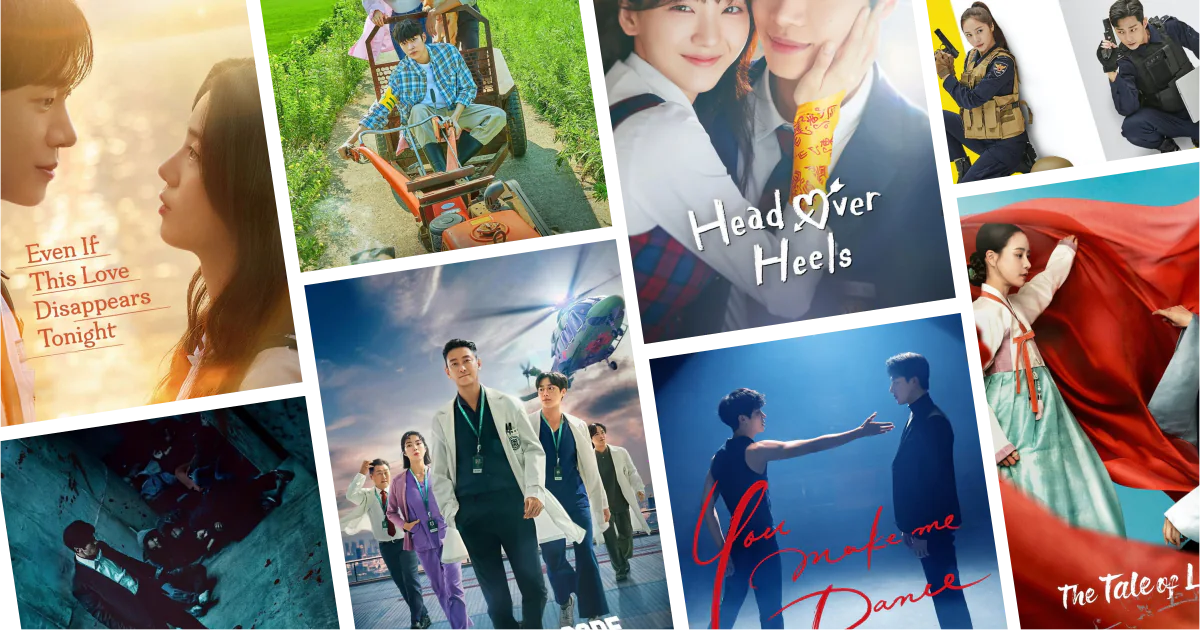 Collage of eight movies and TV series posters from 10 Choo Young Woo Movies and Series to Watch: Rising Korean drama roles worth watching