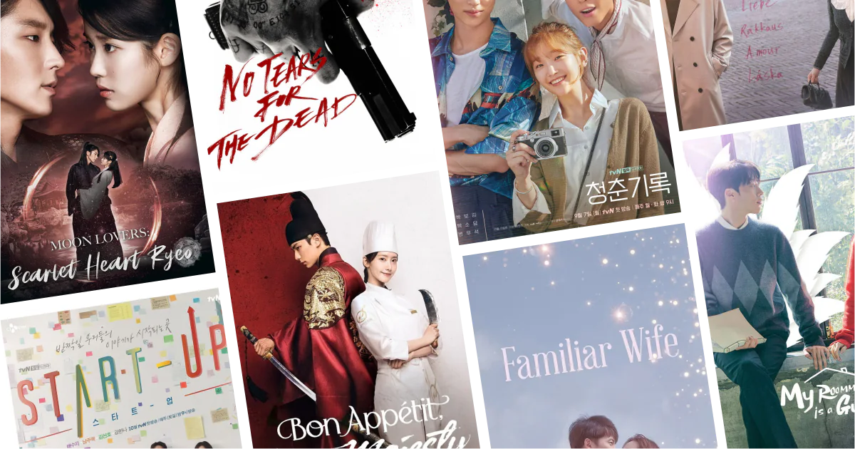 Collage of eight movies and TV series posters from 20 Kang Han-na Movies and Series to Watch: Romance, drama, and scene-stealing Korean roles