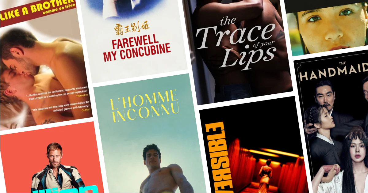คอลลาจโปสเตอร์หนัง 8 เรื่องจากลิสต์ 30 หนัง LGBTQ+ น่าดู ความรัก ตัวตน ครอบครัว และเรื่องราวหลากหลายทางเพศ