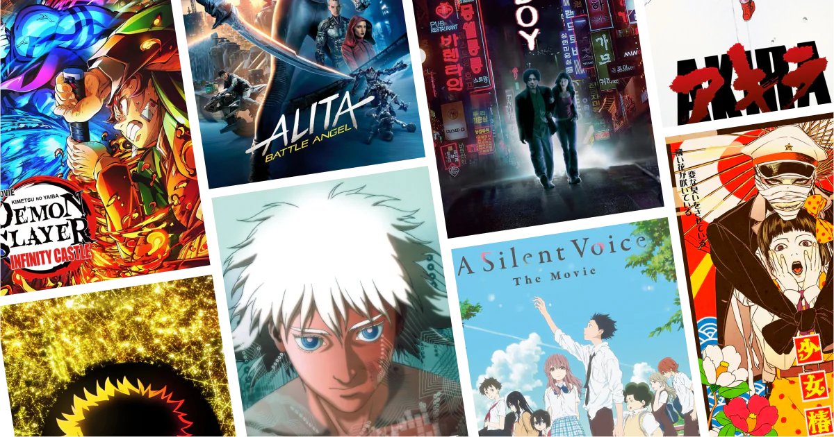 คอลลาจโปสเตอร์หนังสร้างจากมังงะน่าดู 8 เรื่องจากลิสต์ 30 หนังสร้างจากมังงะน่าดู มังงะดังฉบับคนแสดงและแอนิเมชันบนจอใหญ่