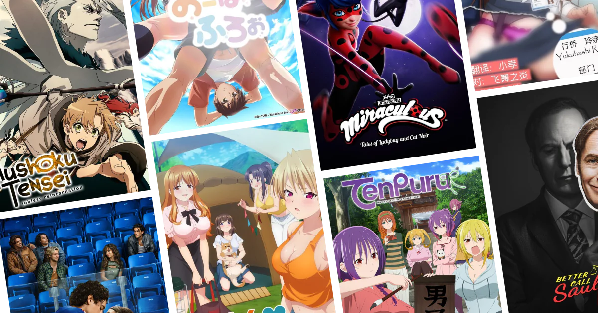 Collage of eight romance series posters from 100 Romance Series to Watch